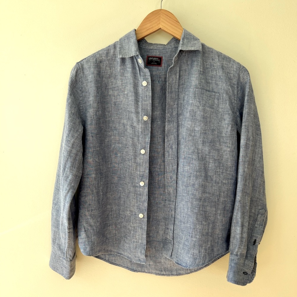 UNTUCKit Boys Linen Shirt